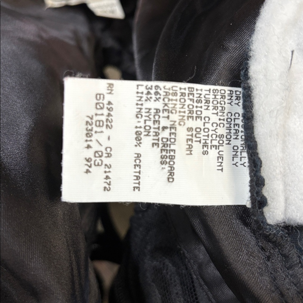Jessica McClintock For Gunne Sax black shawl sweater jacket evening - Picture 9 of 10